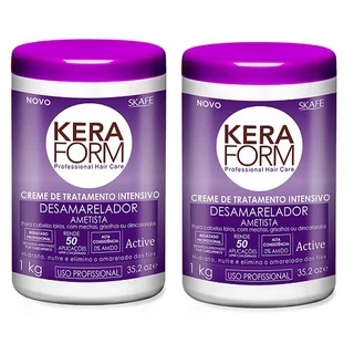 Kit 2 Und Creme Tratamento Intensivo Desamarelador 1kg