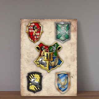 Placa Quadro Feitiços Harry Potter Hogwarts H150