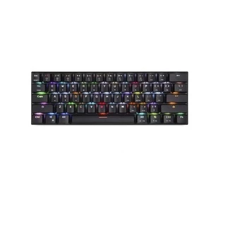 Teclado Gamer Motospeed Ck62 Preto Switch Azul Rgb
