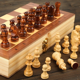 HJJ Conjunto de jogo de tabuleiro de xadrez de metal Deluxe Chess Retro  liga banhada a cobre com caixa de armazenamento dobrável de madeira  portátil, tabuleiro de xadrez, para crianças e adultos