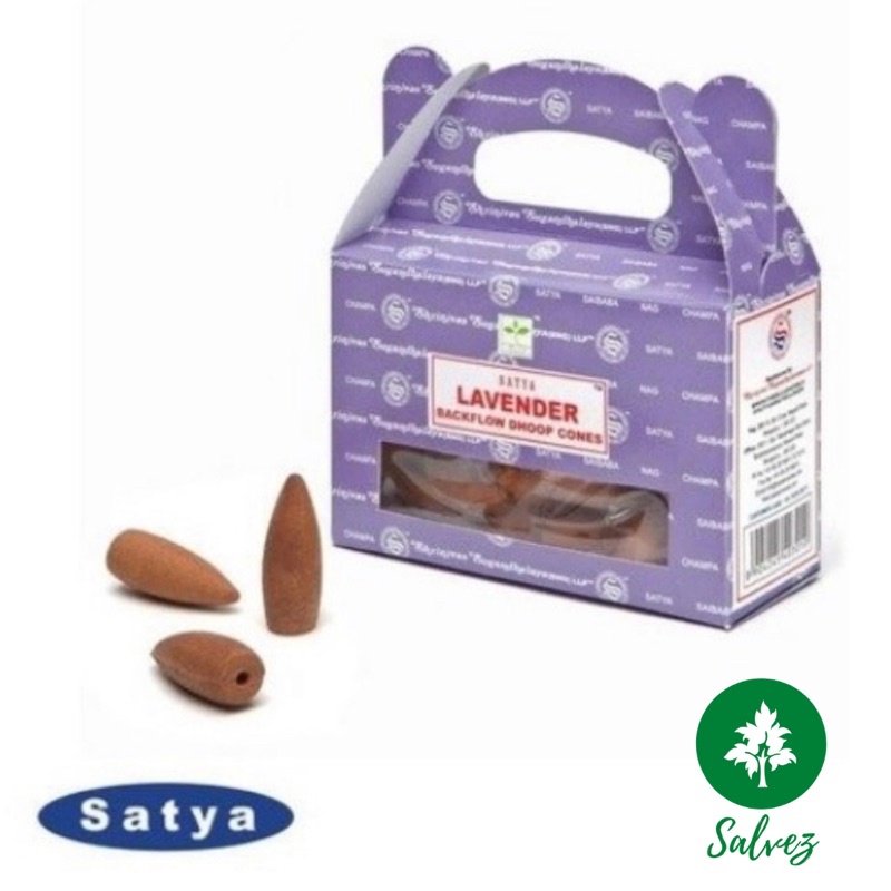 Incenso Satya Lavander Massala Backflow Cone 24 unidades
