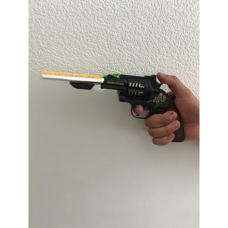 Arminha de Brinquedo Mini Espingarda Pressão Cano Duplo