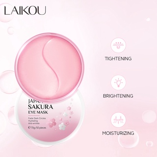 LAIKOU Japão Máscara Rejuvenescedora De Pele Sakura De Olhos Suavizante Patch Reparação 50pcs
