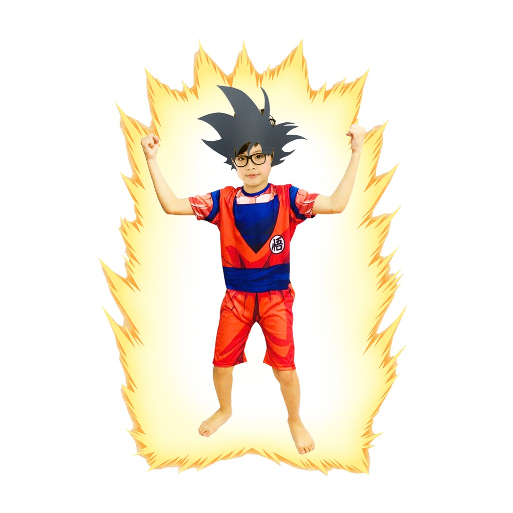 Fantasia Goku Menina 10, 12 e 14 Anos