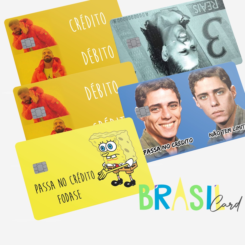 Adesivo Memes para Cartão - Adesivo Vinil QUALIDADE PREMIUM | Shopee Brasil