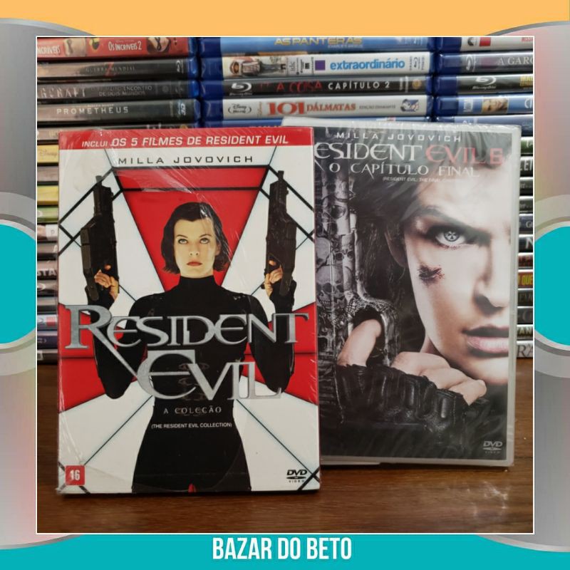 Coleção Blu-ray Resident Evil - 6 Filmes Originais Lacrados