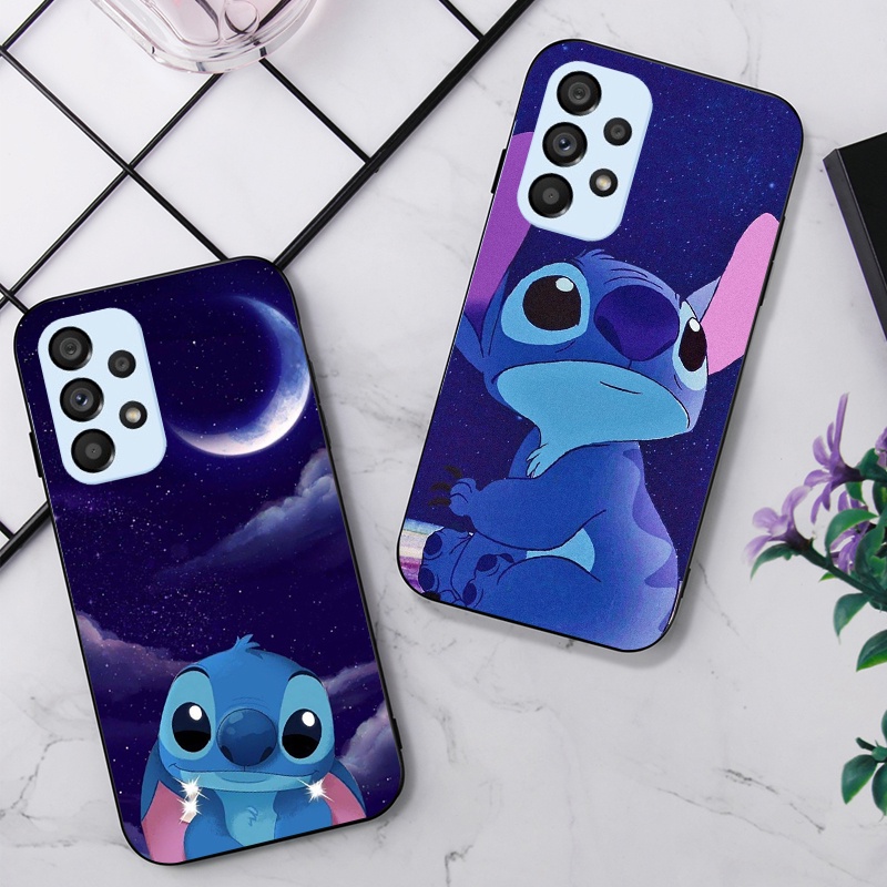 Capa Flexível Em TPU Com Estampa De Lilo & Stitch Para Samsung Galaxy A13/A23/5G/4G