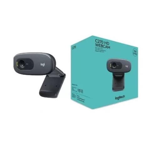 Webcam HD Logitech C270 Sem microfone - 919907- RSC 22 | Shopee Brasil