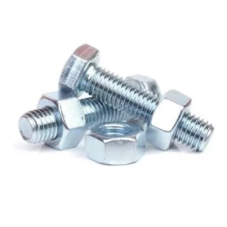 Kit 8 Parafusos com Porca Aço 40mmx6mm