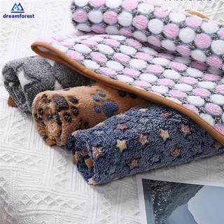 Size S-M Flanela Macia Engrossado Pet Macio Velo Pad Pet Cobertor Mat Cama Para Filhote De Cachorro Do Gato Do Cão