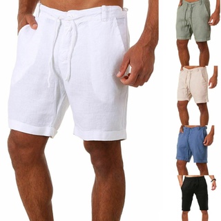 Short Masculino Bermuda De Linho Verão Para Homens calção Pronta Entrega roupas masculinos
