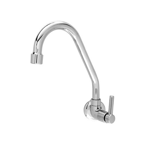 Torneira Pia Bica Móvel Parede - Luxo - Metal - 1/4 de volta