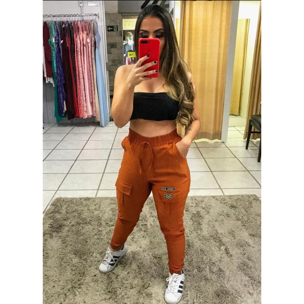 Calça jogger hot sale transparente