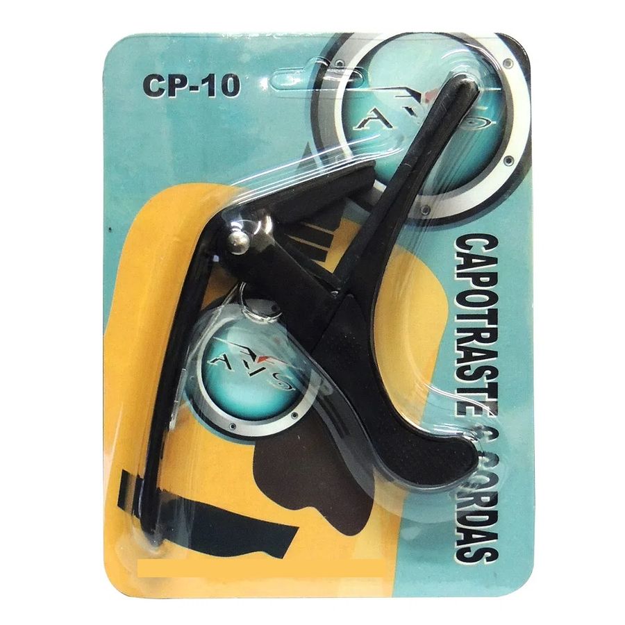 Capotraste Para Guitarra e Violão CP10 AVS (Preto) | Shopee Brasil