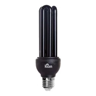 Lâmpada Luz Negra 26w Efeito Neon Festas e Baladas 220v