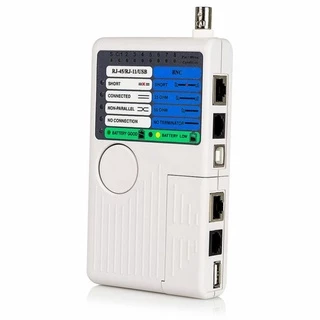 Testador de Cabos USB, BNC, RJ11, RJ45, Rede