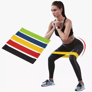 Elásticos Kit 5 Faixas Para Exercícios Multifuncional Yoga Fisioterapia e Treino