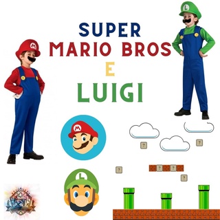 Fantasia Infantil Super Mario Bros - Perollas Kids