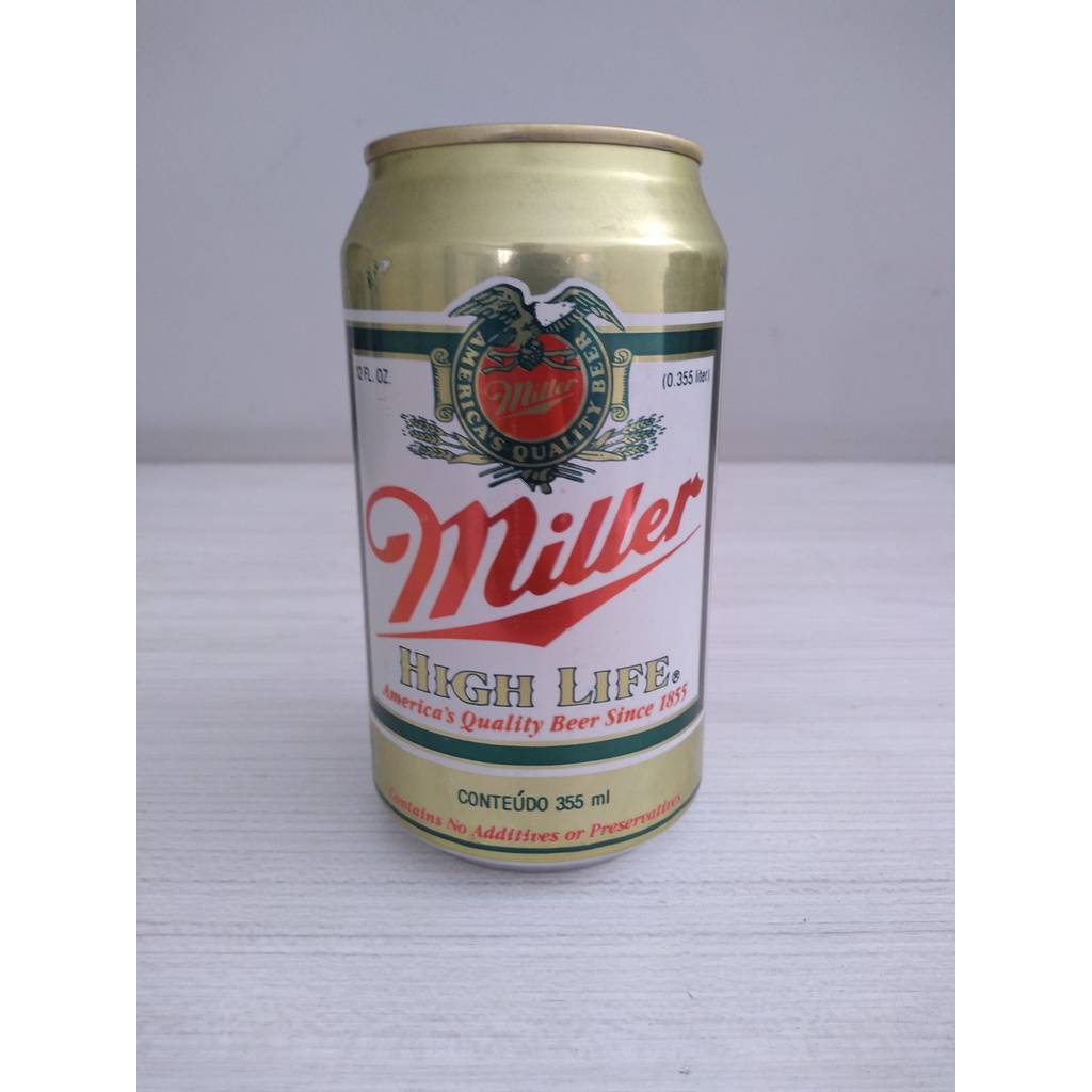 Lata de Cerveja Antiga Beer Coleção Cerveja Miller High Life 355ml ...