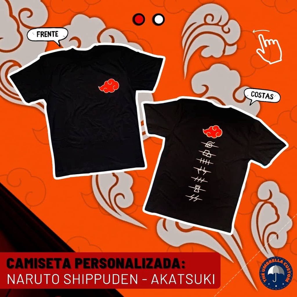 Camisa Naruto - Símbolo AKATSUKI