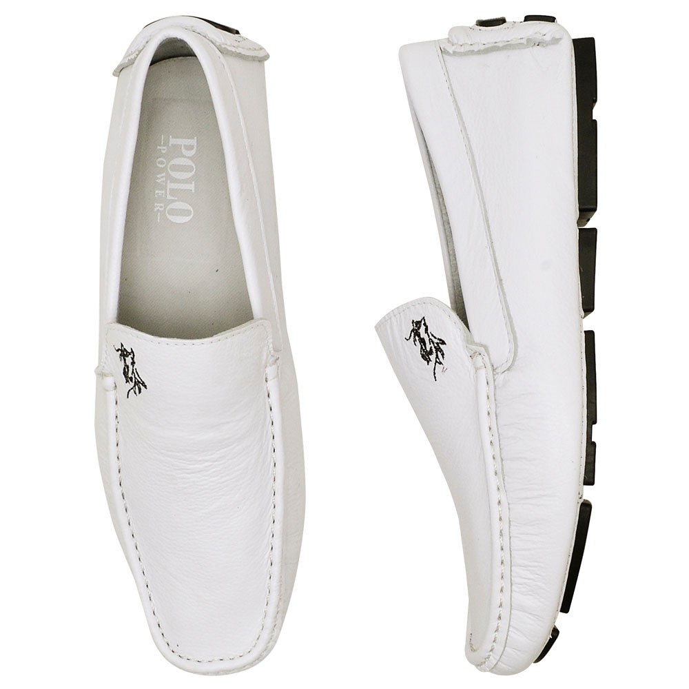 Sapato mocassim branco store masculino