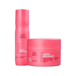 Kit Wella Professionals Inv Brilliance - Shampoo e Máscara em Oferta na Shopee