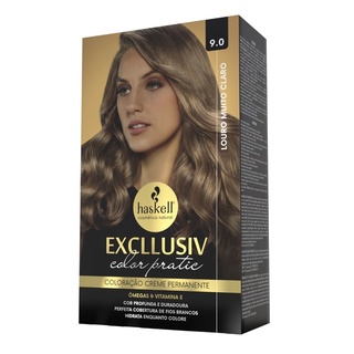 Tinta Haskell Excllusiv 9.34 - Louro Muito Claro Dourado Cobre (semelhante Igora  9.7)