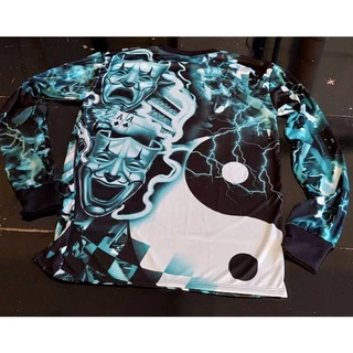 Camisa Camiseta Quebrada Manga Longa #CHORA_AGORA_RI_DEPOIS