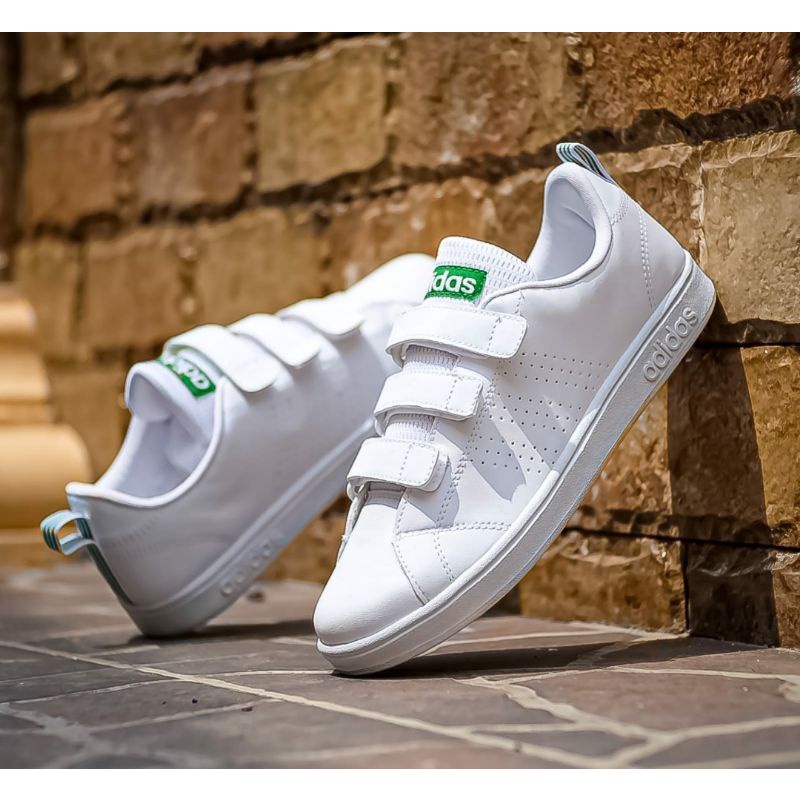 ADIDAS ADVANTAGE VELCRO Sapatos Femininos PREMIUM ORIGINAL Branco ...