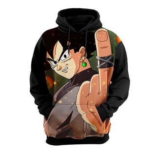 Casual Desenho Animado Anime Dragon Ball Hoodie 3D Moletom Masculino  Estampado Feminino Roupa De Rua DBZ Macacões Legais Blusas Quentes