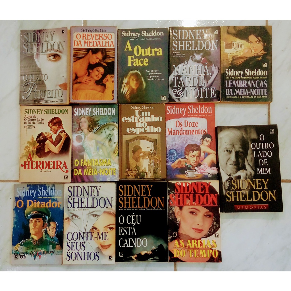 Livros Sidney Sheldon - Romance - cada livro | Shopee Brasil