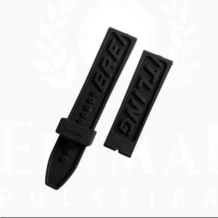 Pulseira Rel gio Breitling Borracha Siliconada 24mm Shopee Brasil