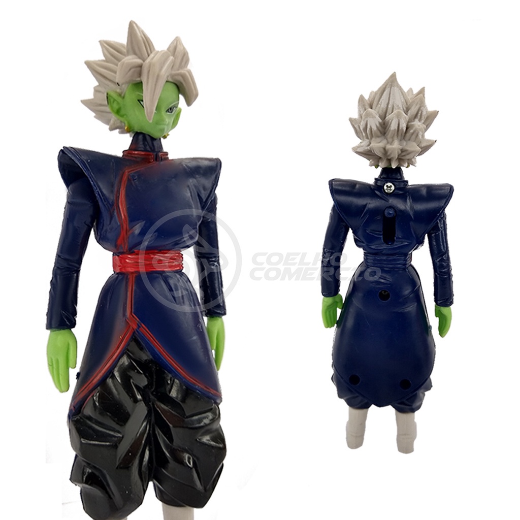 Kit 6 Bonecos Dragon Ball Super Goku SSJ3, Zamasu - Fusão