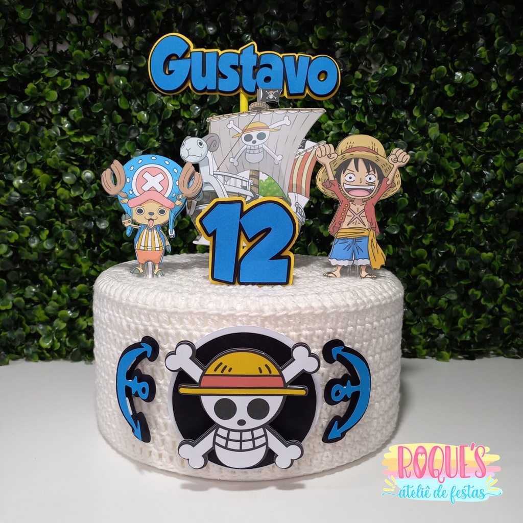 Topo de Bolo One Piece Para Imprimir