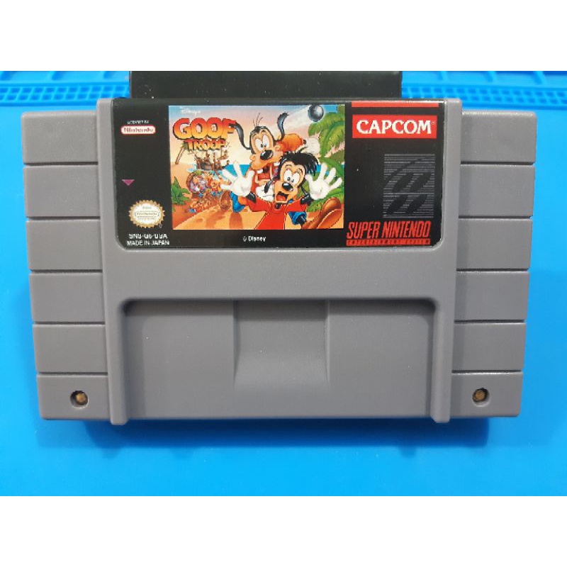 Cartucho 6 jogos Super Nintendo Top Gear + ISSS + Contra 3 + Goof Troop +  Congos Caper + Mario World