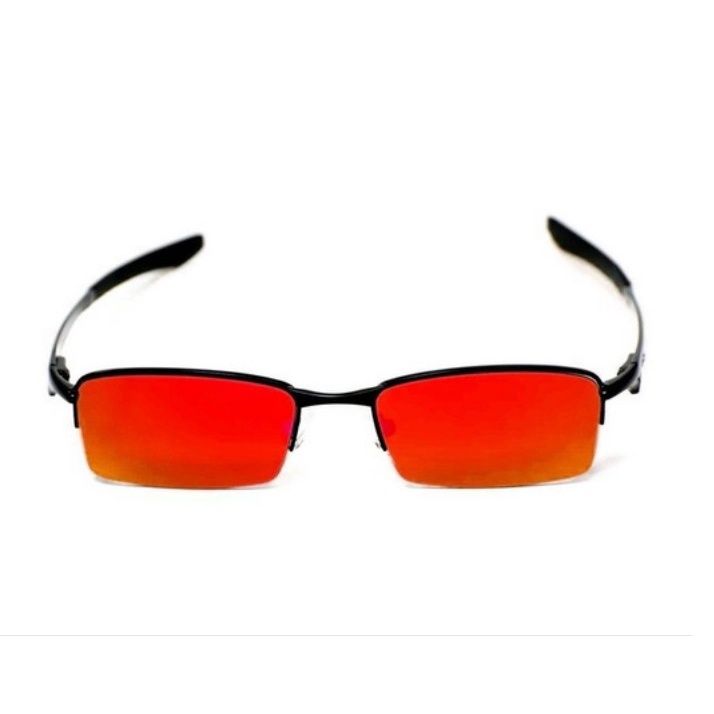 Óculos oakley lupinha lupa vilão fio nylon preta vermelha transparente - R$  129.00, cor Vermelho (polarizado) #44866, compre agora