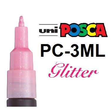 Caneta Posca PC-3ML Glitter Uni Posca | Shopee Brasil