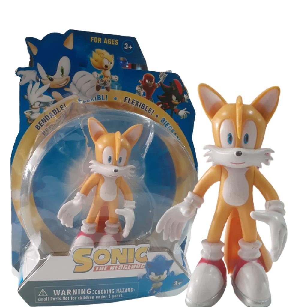 Boneco Sonic Original Importado Tails Articulado 11 Cm