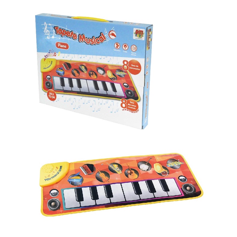 Tapete Musical para Bebês, Teclado Piano, Instrumento Musical