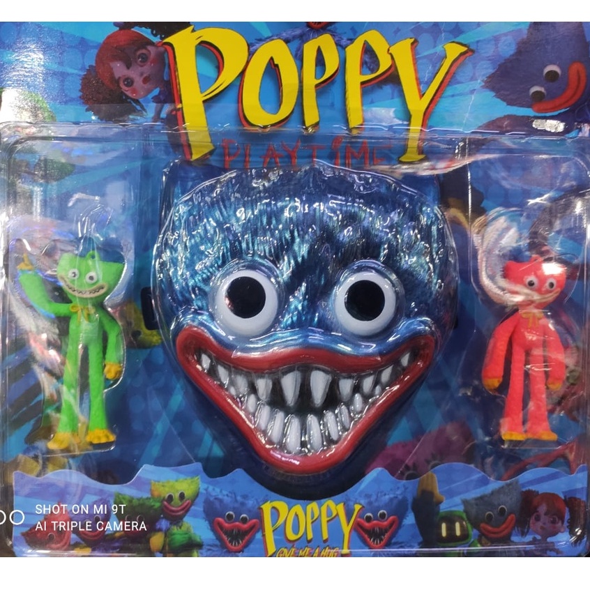 Kit 2 Bonecos 11cm Poppy Playtime Com Mascara em Promoção na