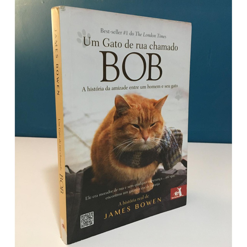 Livro Um Gato de Rua Chamado Bob | Shopee Brasil