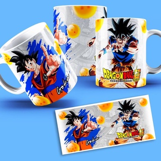 Caneca Dragon Ball Super Goku/vegeta Desenho Fases Evolução