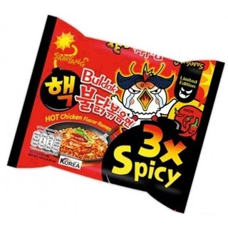 Macarrão Instantâneo Coreano Sabor Hot Chicken Ramen (Frango Super Picante) 3x Spicy Extreme 140g