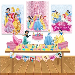 Kit Festa Fácil Princesas Disney Decoração Aniversário