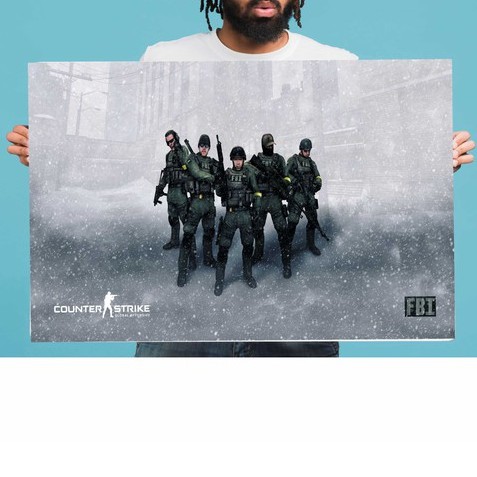 CS:GO FBI Poster Adesivo (25,2x42cm) - Poster Counter-Strike: Global ...
