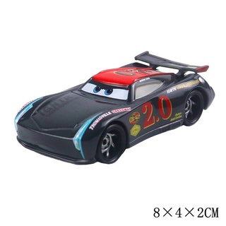 Disney pixar carros 3 relâmpago mcqueen corrida série jackson tempestade  cruz smokey 1:55 diecast liga de metal veículo brinquedos menino miúdo