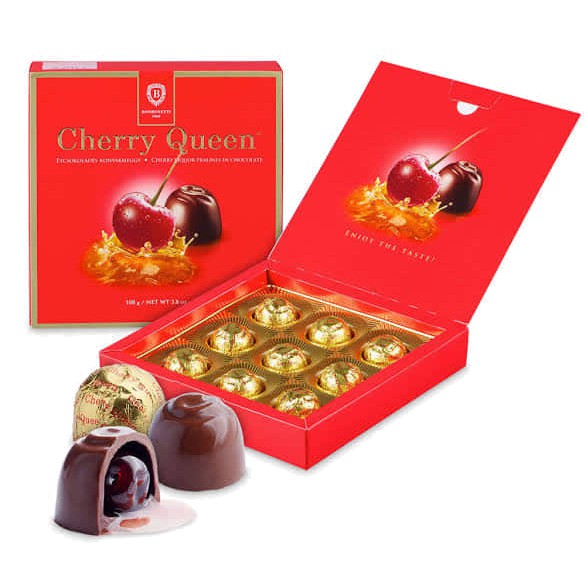 Chocolate Cherry Queen Cereja Importado Hungria 108g