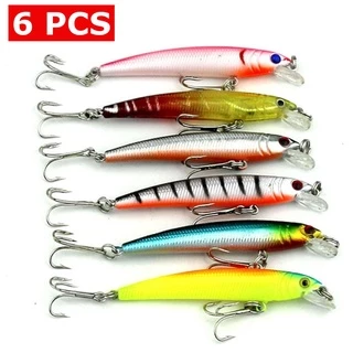 3D Bionic Minnow Fishing Lures Floating Artificial Baits