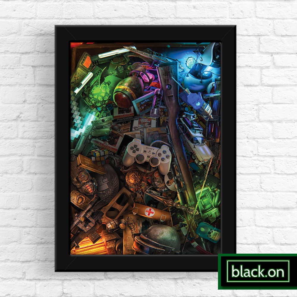 Quadro Poster Com Moldura Dante's Inferno Playstation X Box