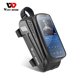 Saco De Bicicleta WEST BIKING Com Tela Sensível Ao Toque À Prova D'água Para Acessórios De Montanha De 7,0 Polegadas
